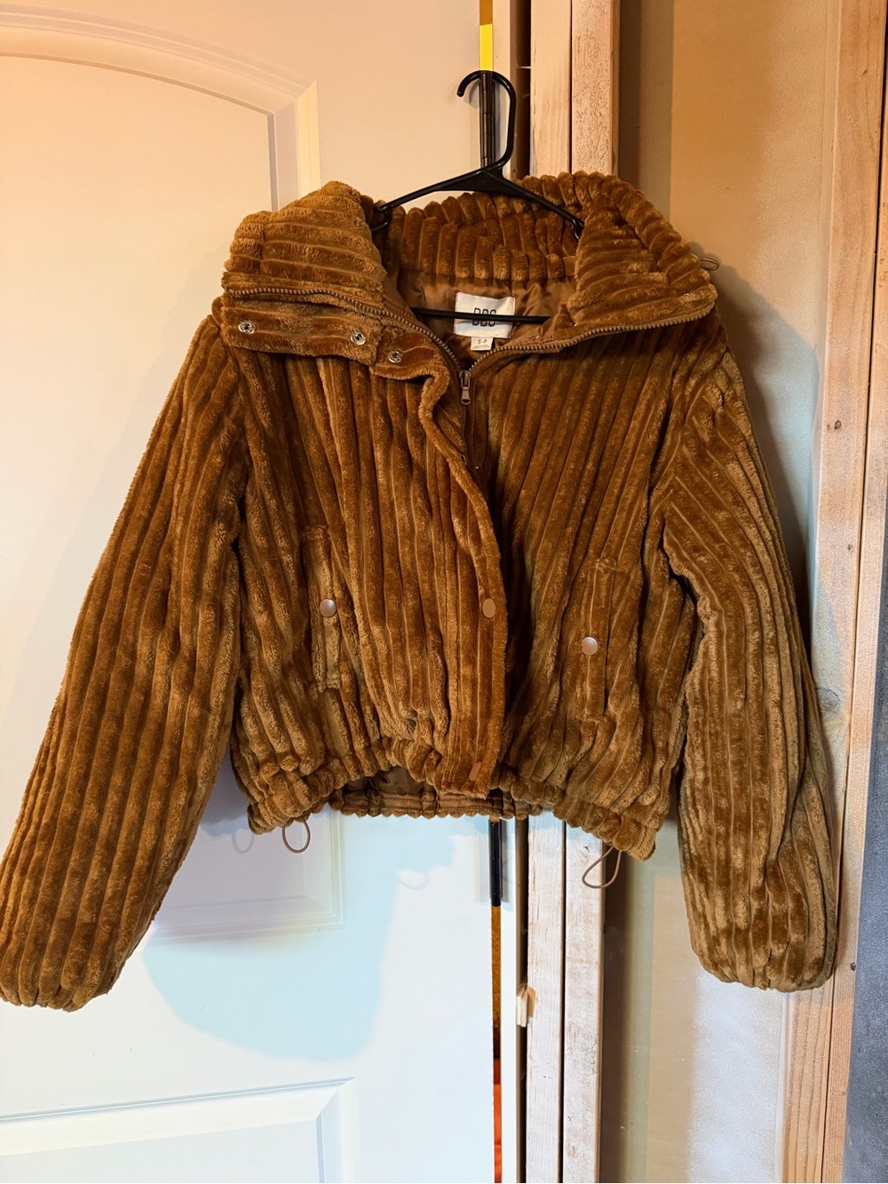 BDG Urgan Outfitters Isla Funnel Neck Corduroy Jacket Size Small - Picture 2 of 8